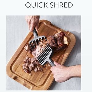 Pampered chef Quick Shred shredding tool magnetic handles dishwasher safe NEW